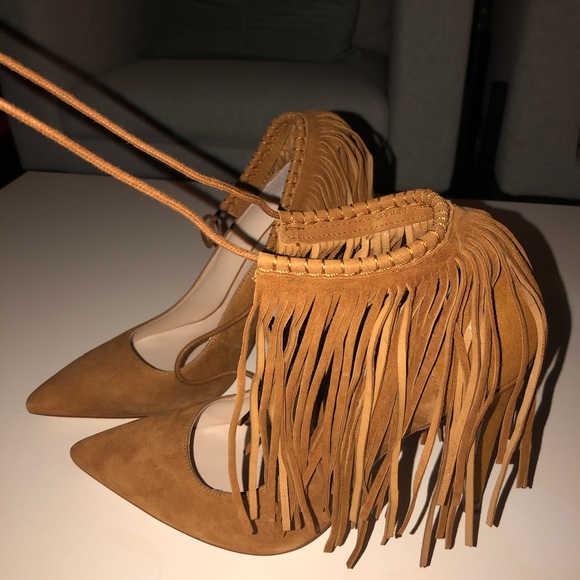 ZARA Fringe heels 40 EUR or 8.5 US - Picture 5 of 8